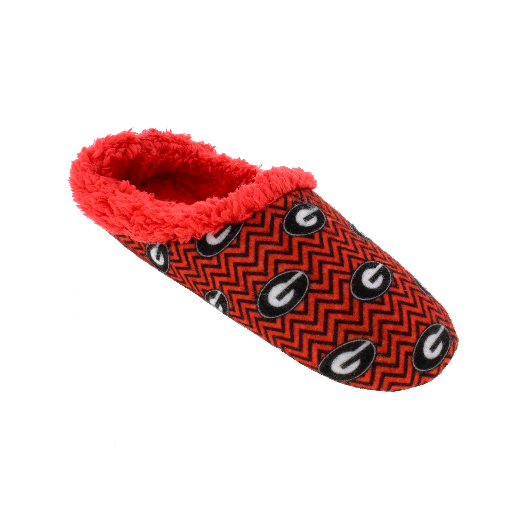 Georgia Bulldogs Womens Chevron Slippers, Size: Small, Team None