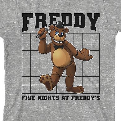 Boys 8-20 Five Nights At Freddys Mic Graphic Tee