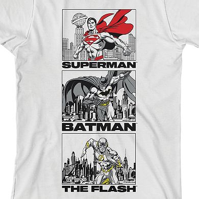 Boys 8-20 Justice League Superman, Batman & The Flash Graphic Tee