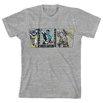 Boys 8-20 The Justice League Batman, Green Lantern & Aquaman Graphic Tee