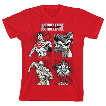 Boys 8-20 Justice League Characters Graphic Tee