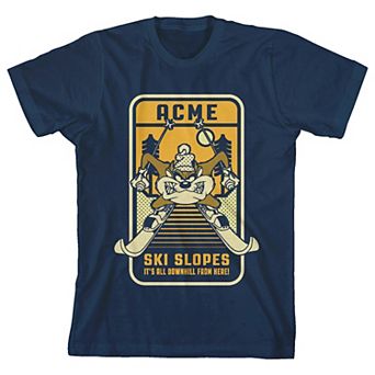 Boys 8-20 Looney Tunes ACME Ski Slopes Graphic Tee