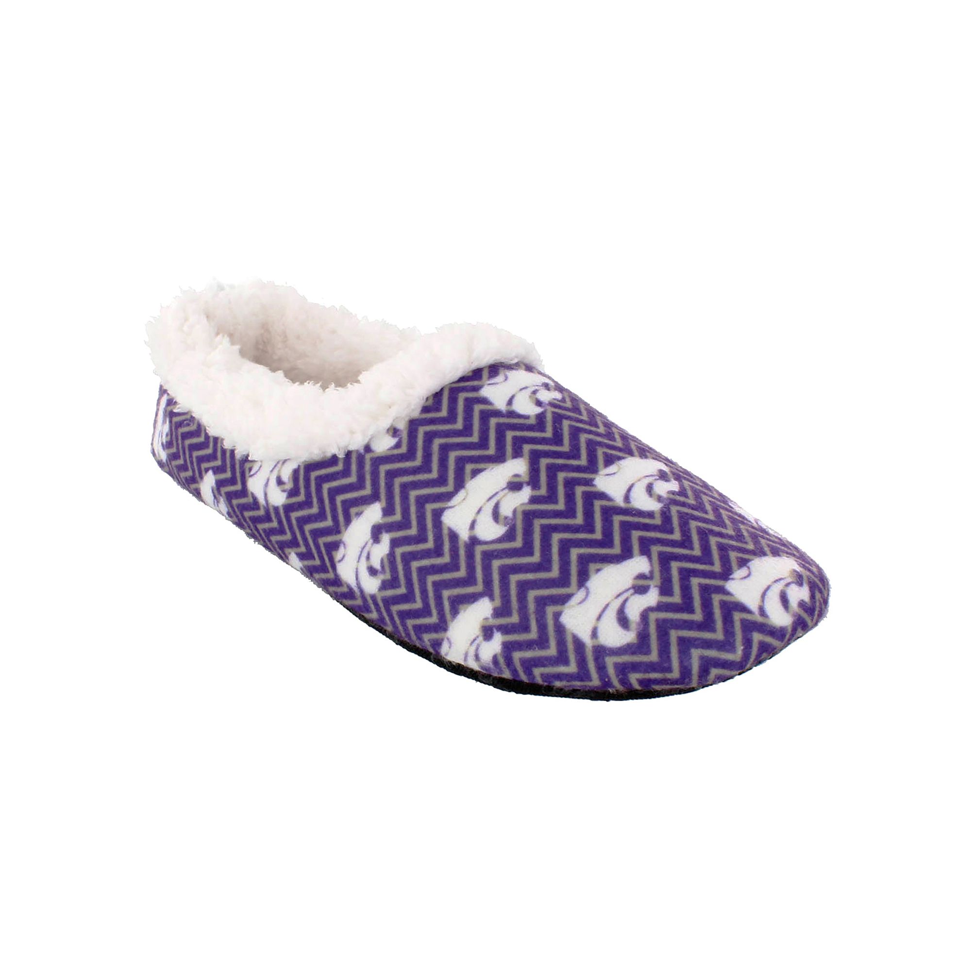 Kansas State Wildcats Womens Chevron Slippers, Size: Small, Team None