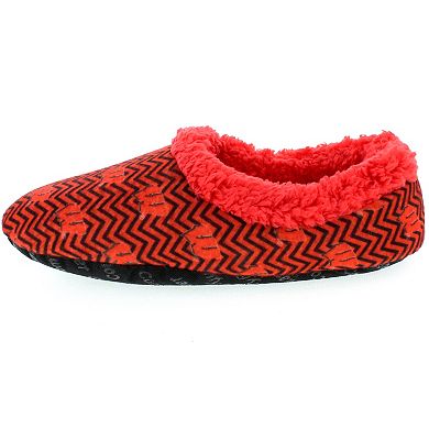 Wisconsin Badgers Women's Chevron Slippers