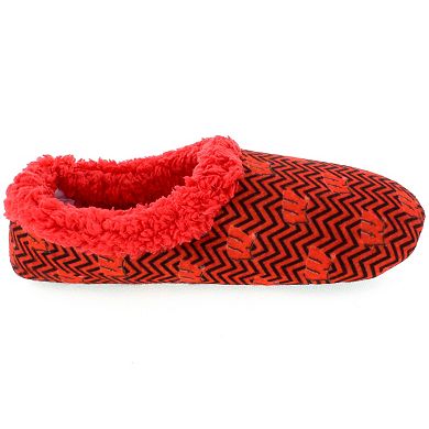 Wisconsin Badgers Women's Chevron Slippers