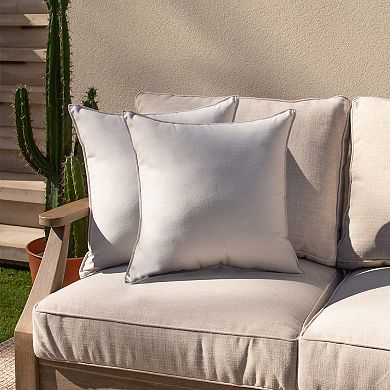 Sorra Home Sunbrella Canvas 2-pack Pillow Set