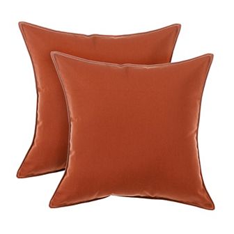 Sorra Home Sunbrella Canvas 2-pack Pillow Set