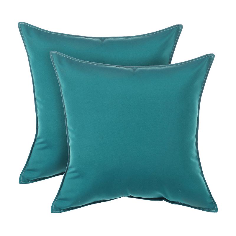 Sorra Home Sunbrella Canvas 2-pack Pillow Set, Multicolor, 20X20