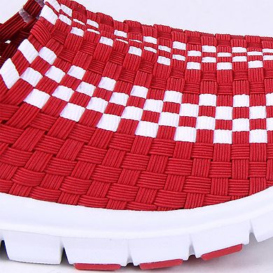 Alabama Crimson Tide Woven Slip-On Unisex Shoes