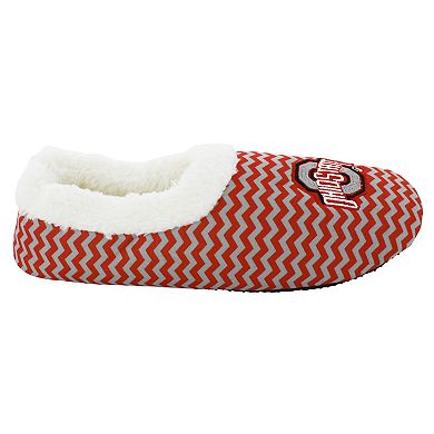 Ohio State Buckeyes Women's Chevron Slippers