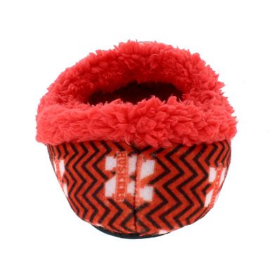 Nebraska Cornhuskers Women's Chevron Slippers