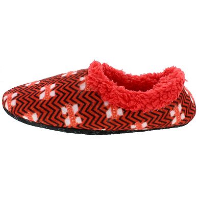 Nebraska Cornhuskers Women's Chevron Slippers