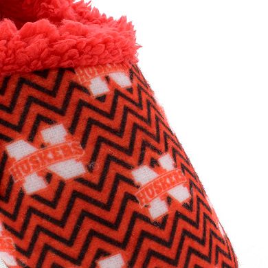 Nebraska Cornhuskers Women's Chevron Slippers