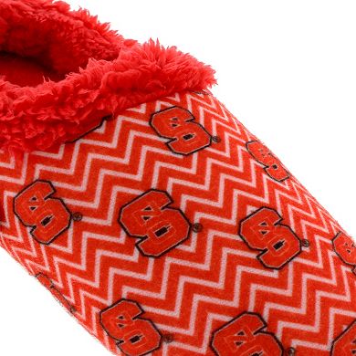 North Carolina State Wolfpack Women's Chevron Slippers