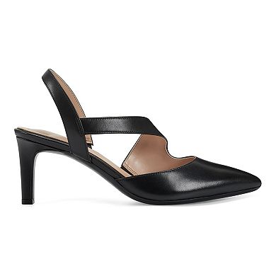 Easy Spirit Recruit Women's Leather Slingback Heels