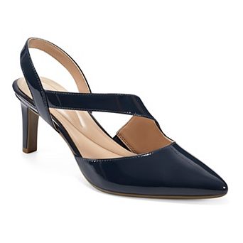 Easy Spirit Recruit Women's Leather Slingback Heels