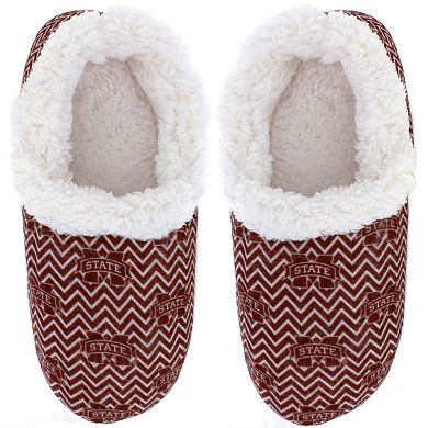 Mississippi State Bulldogs Women's Chevron Slippers
