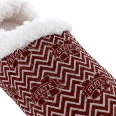 Mississippi State Bulldogs Women's Chevron Slippers
