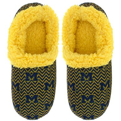 Michigan Wolverines Women's Chevron Slippers