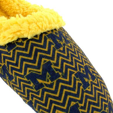 Michigan Wolverines Women's Chevron Slippers