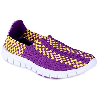 LSU Tigers Woven Slip-On Unisex Shoes