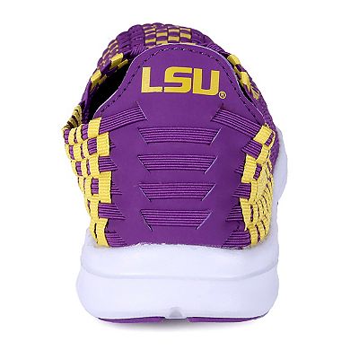 LSU Tigers Woven Slip-On Unisex Shoes