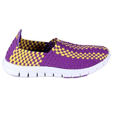 LSU Tigers Woven Slip-On Unisex Shoes