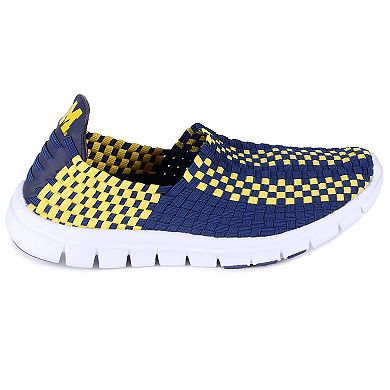 Michigan Wolverines Woven Slip-On Unisex Shoes