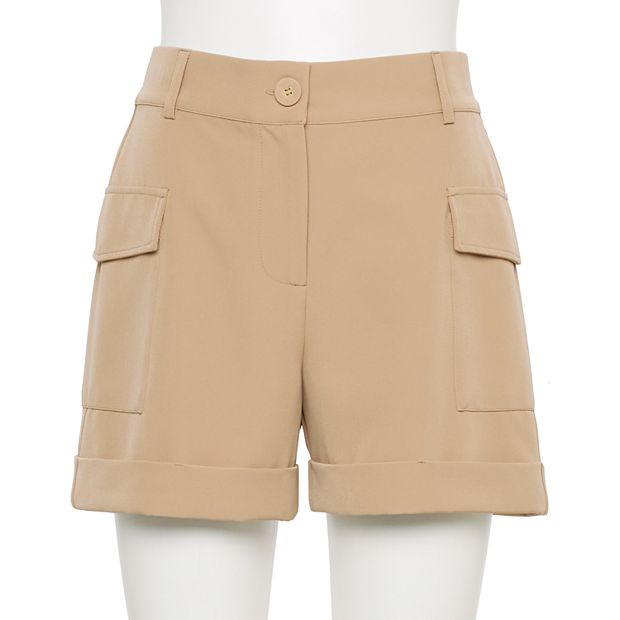 【NOZOMI ISHIGURO】 ladies far short pants Nozomi Ishiguro Cutout Hole Shorts