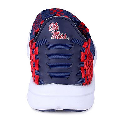 Ole Miss Rebels Woven Slip-On Unisex Shoes