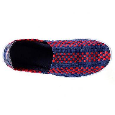 Ole Miss Rebels Woven Slip-On Unisex Shoes