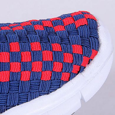 Ole Miss Rebels Woven Slip-On Unisex Shoes