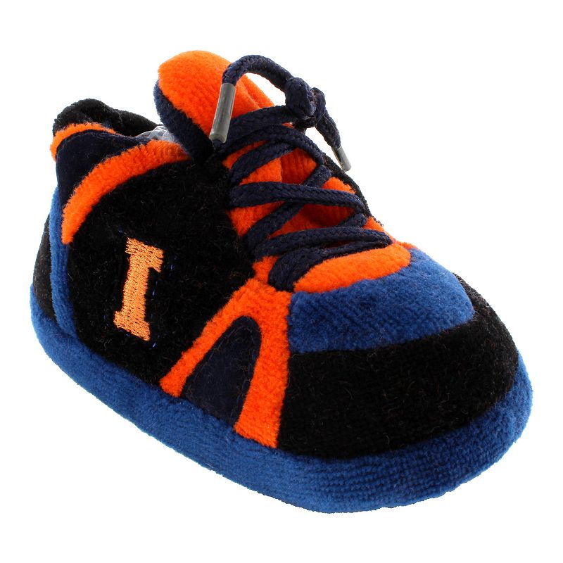 Illinois Fighting Illini Cute Sneaker Baby Slippers, Infant Boys, Multicol