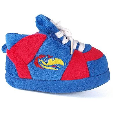 Kansas Jayhawks Cute Sneaker Baby Slippers