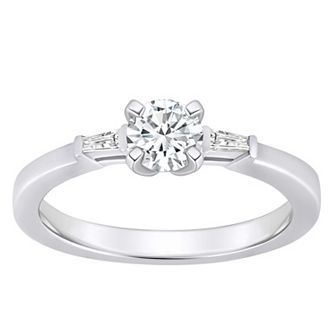 Alyson Layne 14k Gold 1/2 Carat T.W. Diamond Round Cut Engagement Ring