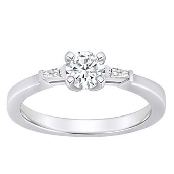 Alyson Layne 14k Gold 1/2 Carat T.W. Diamond Round Cut Engagement Ring