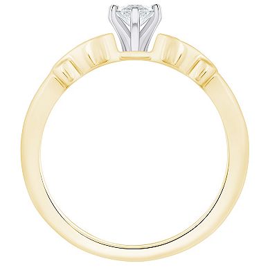 Alyson Layne 14k Gold 1/2 Carat T.W. Diamond Marquise Cut Engagement Ring