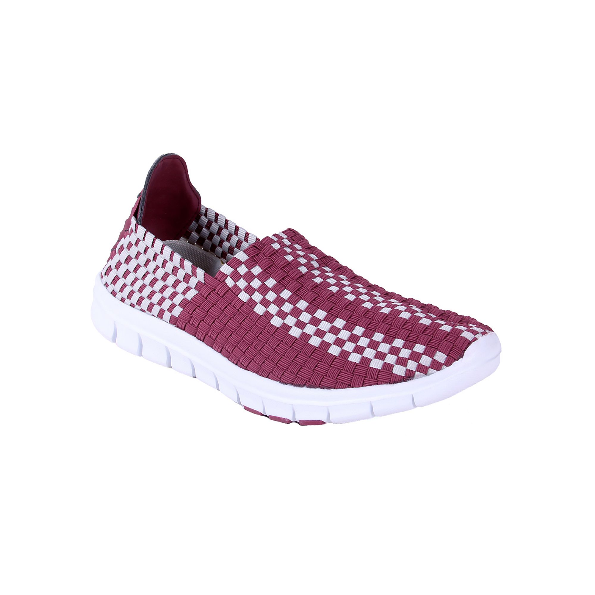 Mississippi State Bulldogs Woven Slip-On Unisex Shoes, Womens, Size: 9, Ms