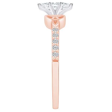Alyson Layne 14k Gold 1/2 Carat T.W. Diamond Marquise Engagement Ring
