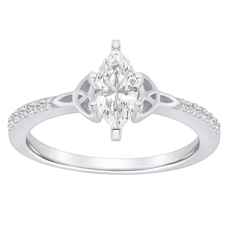 Alyson Layne 14k Gold 1/2 Carat T.W. Diamond Marquise Engagement Ring, Wome