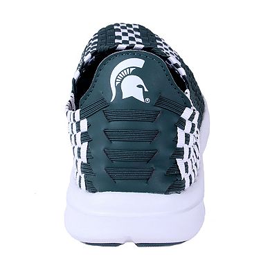 Michigan State Spartans Woven Slip-On Unisex Shoes