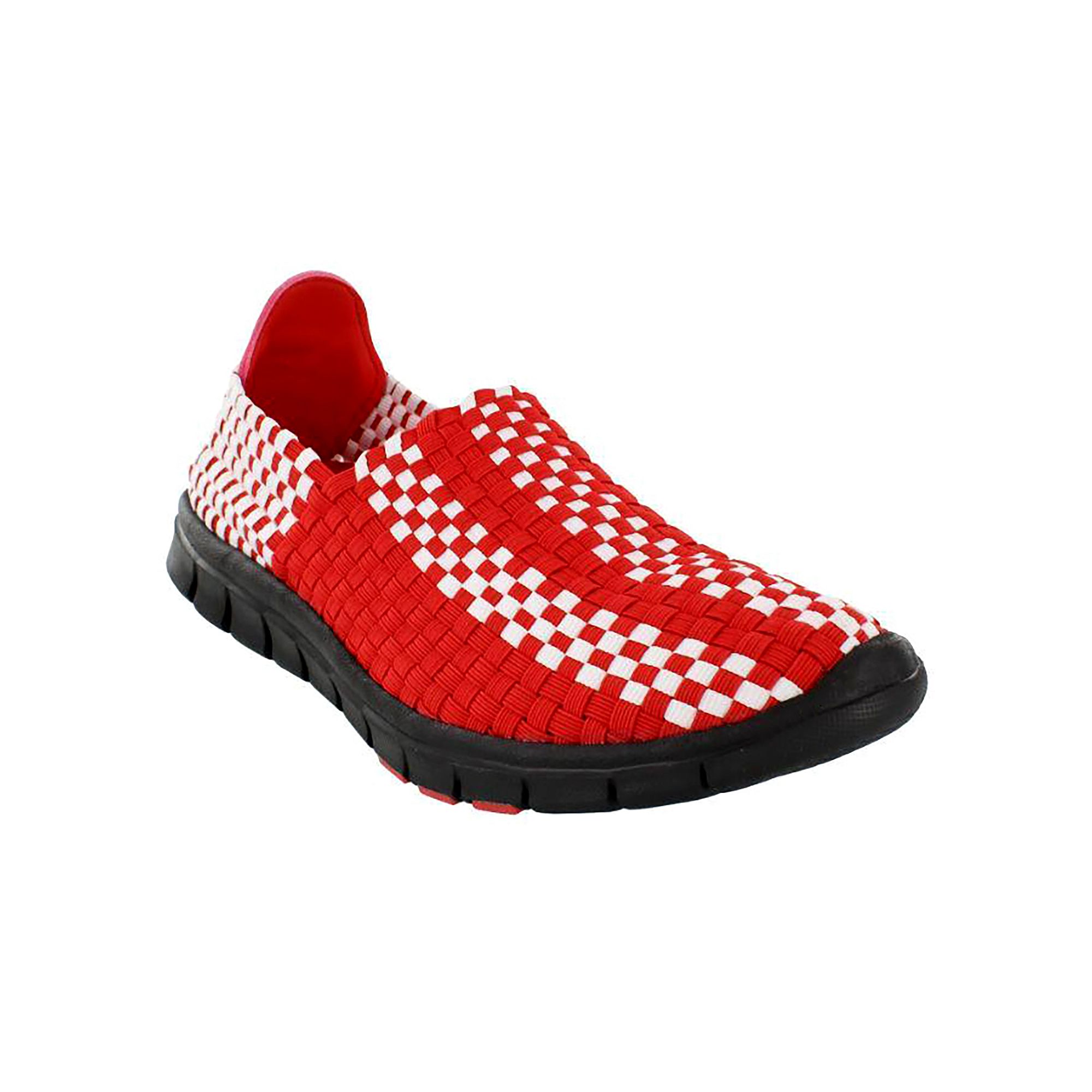 Nebraska Cornhuskers Woven Slip-On Unisex Shoes, Womens, Size: 11, Team