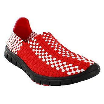 Nebraska Cornhuskers Woven Slip-On Unisex Shoes