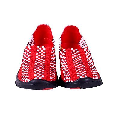 Nebraska Cornhuskers Woven Slip-On Unisex Shoes