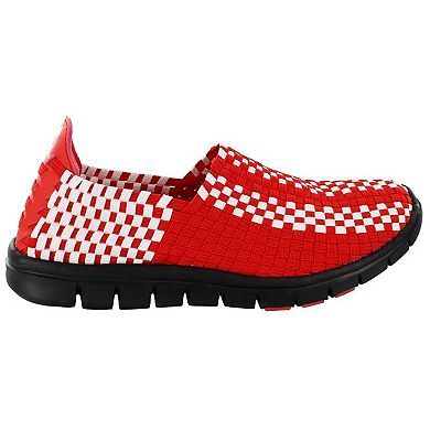 Nebraska Cornhuskers Woven Slip-On Unisex Shoes