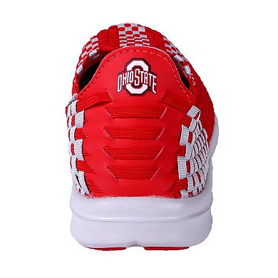 Ohio State Buckeyes Woven Slip-On Unisex Shoes