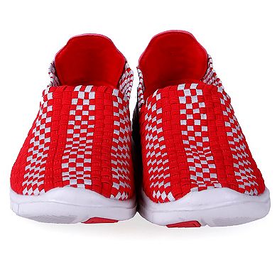 Ohio State Buckeyes Woven Slip-On Unisex Shoes