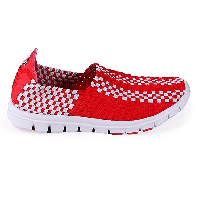 Ohio State Buckeyes Woven Slip-On Unisex Shoes