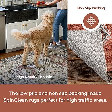 nuLoom Adeline Modern Hexagon Machine Washable Area Rug