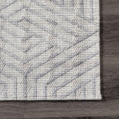 nuLoom Adeline Modern Hexagon Machine Washable Area Rug